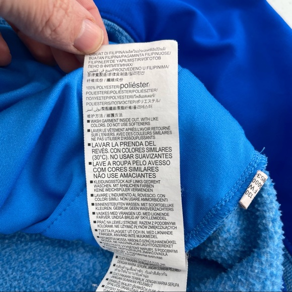 Under Armour Cold Gear Quarter Snap Pullover Blue Size Youth Medium - Picture 8 of 13